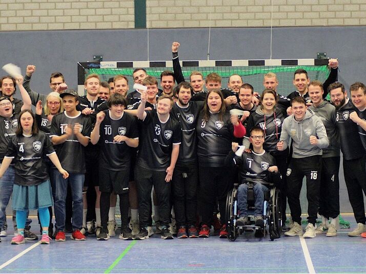 Team &quot;Handball Inklusiv&quot; beim ASV Senden