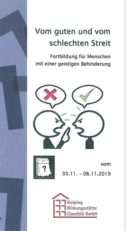 Vom guten und vom schlechten Streit