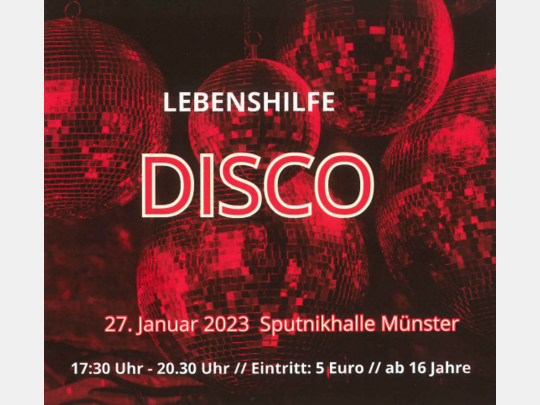 DISCO Sputnikhalle Münster