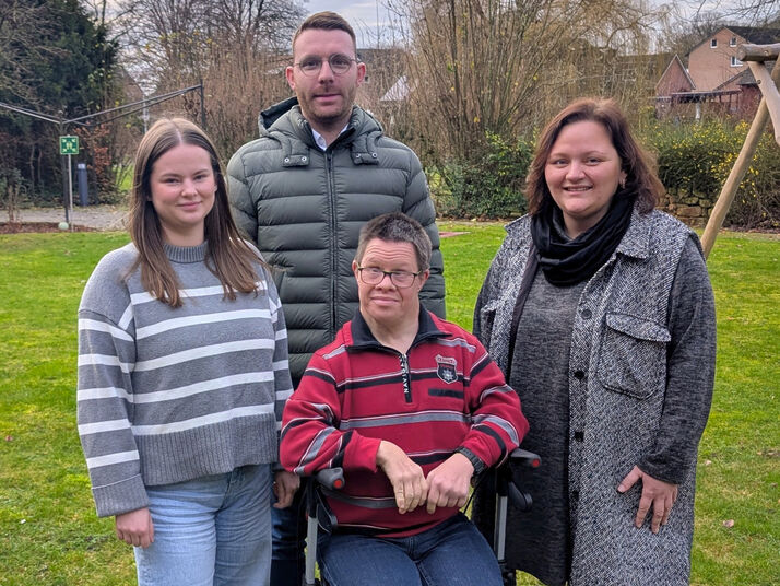 Großzügige Spende für die Wohnstätte